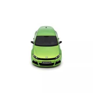 VW VOLKSWAGEN SCIROCCO 3 PH.1 R VIPER GREEN PEARL 2008 OttO mobile 1:18 Resinemodell (Türen, Motorhaube... nicht zu öffnen!)